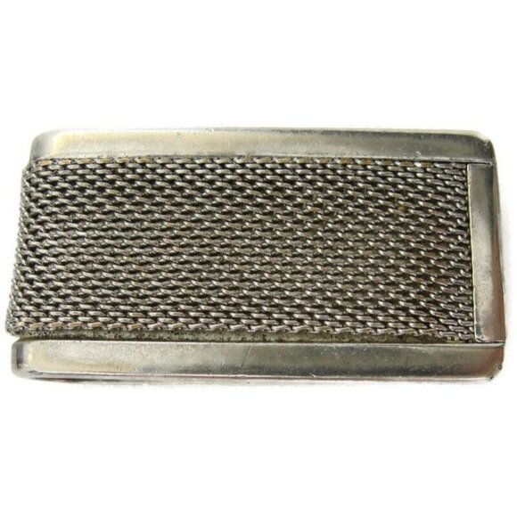 Vintage Swank Mesh Money Clip Men Wallet ID Credit Card Holder - Picture 2 of 6
